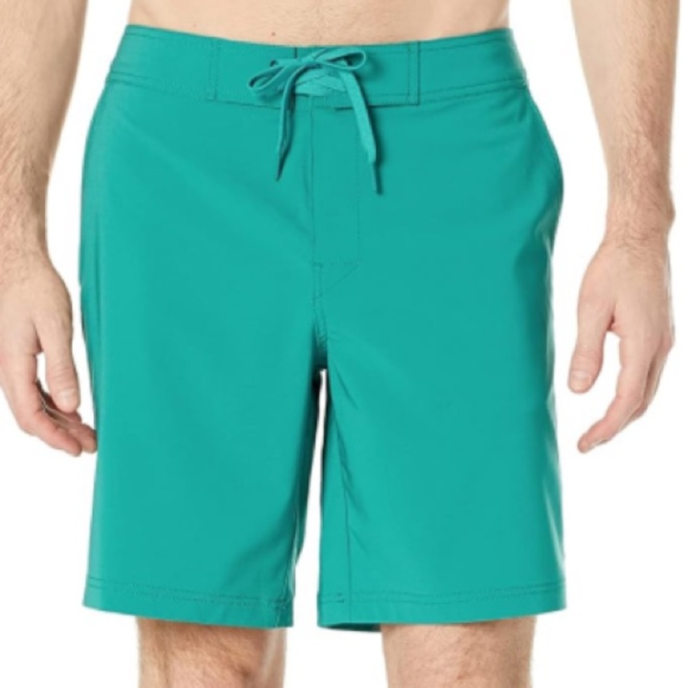 🌻4/$20 Men's Amazon Essentials Teal Green Board Shorts Size Large New With Tag